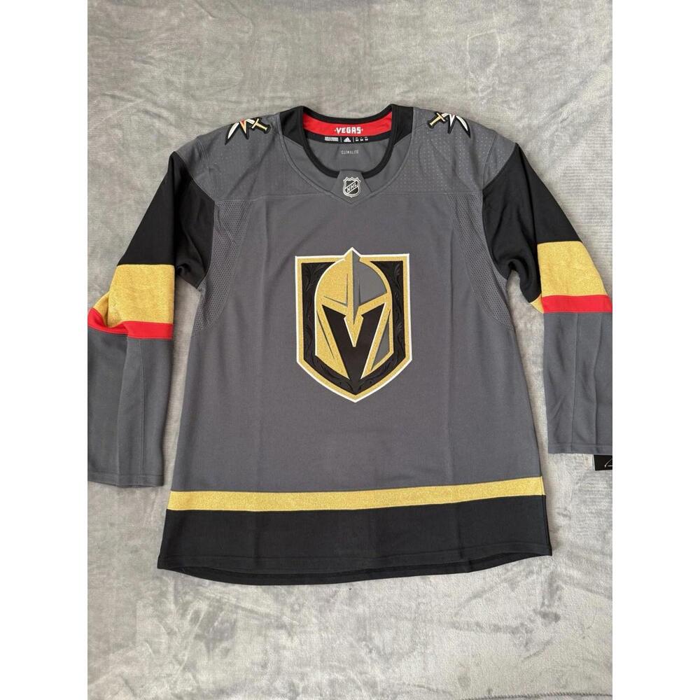 Adidas Las Vegas Golden Knights Alternate Home Gray Authentic Jersey Sz 54